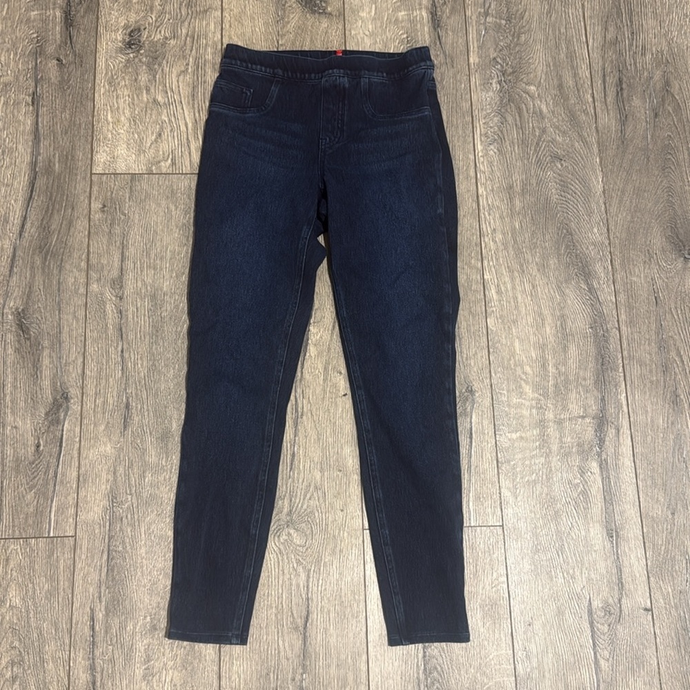 • Spanx • Women’s SPANX Jean-ish® Ankle Leggings Twilight Rinse / Dark Blue Sm - Picture 6 of 6